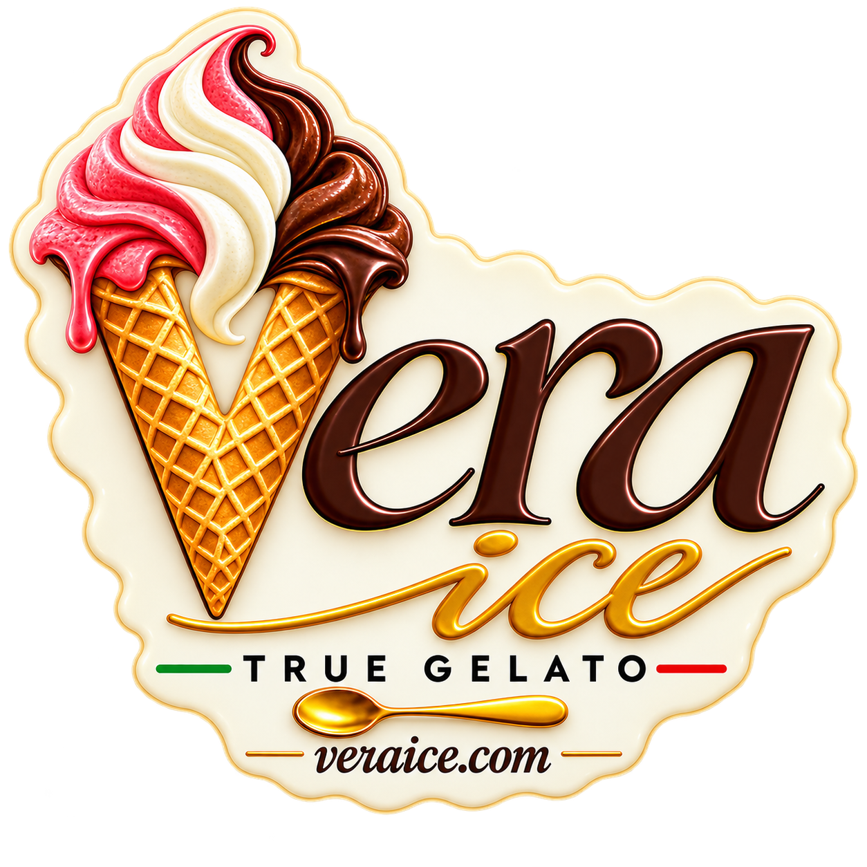 Vera Ice true gelato logo